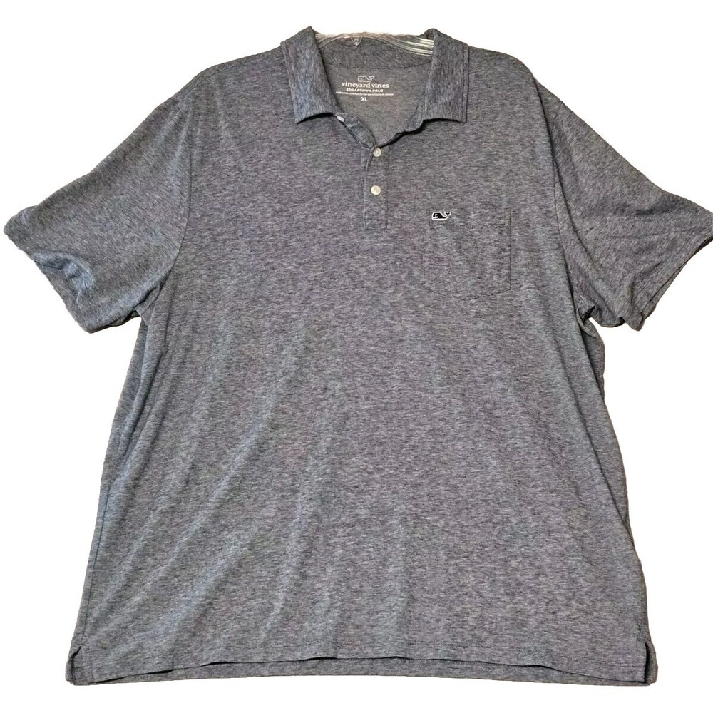 Vineyard Vines Mens XL Edgartown Polo Shirt Short Sleeve‎ Pocket Pullover Top